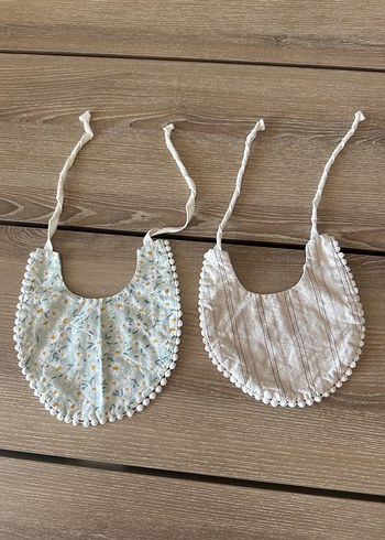 bohemoon Çift Taraflı Pamuklu Bebek Önlük - Görsel 5