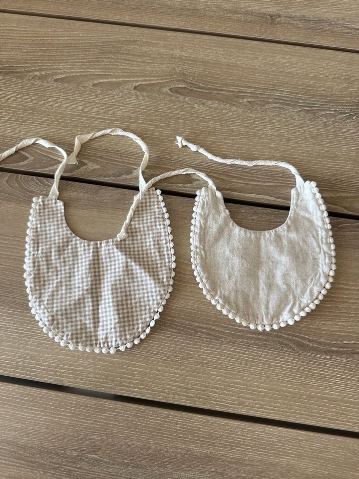 bohemoon Çift Taraflı Pamuklu Bebek Önlük - Görsel 4