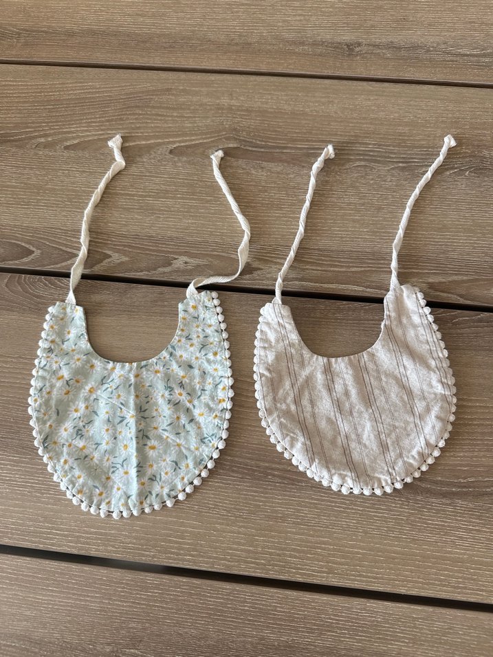 bohemoon Çift Taraflı Pamuklu Bebek Önlük - Görsel 5