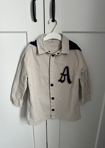 Erkek Çocuk Oversize Kapüşonlu Gabardin Gömlek - Görsel 3