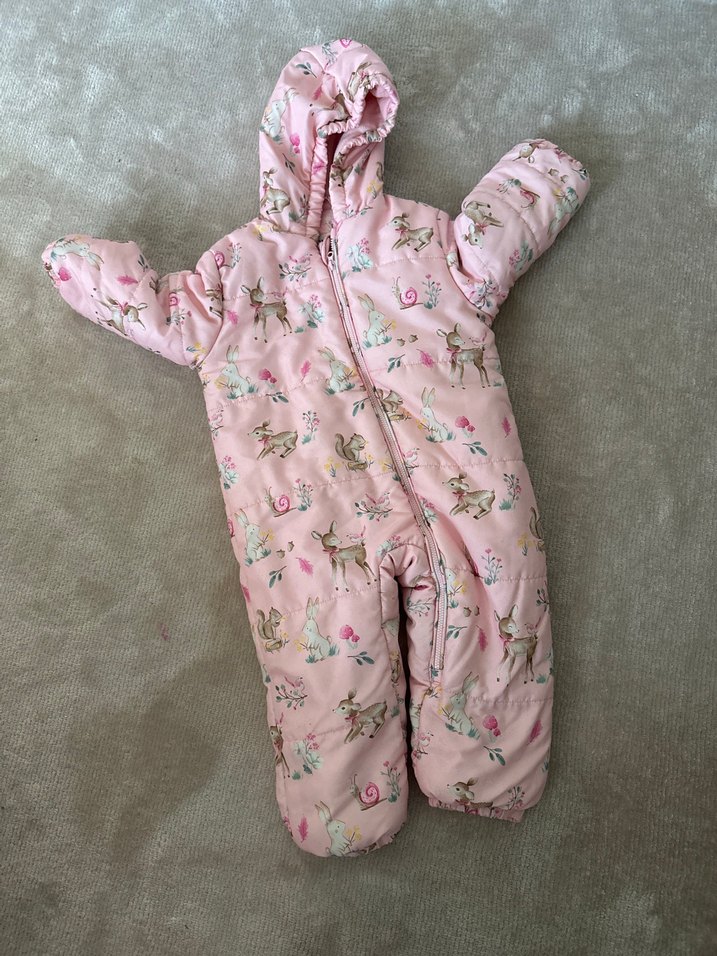 LCW Baby Kız Bebek Pembe Astronot Mont - Görsel 2