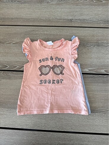 9 Ay Beden H&M Kız Bebek 3 Parça