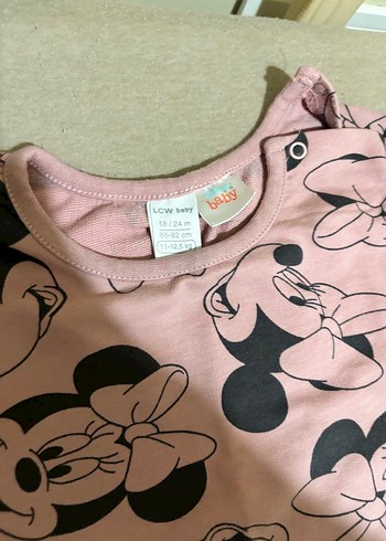LC Waikiki Baskılı Pembe Pijama Takımı