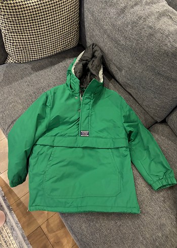 Zara Kapüşonlu Yeşil Erkek Çocuk kaban