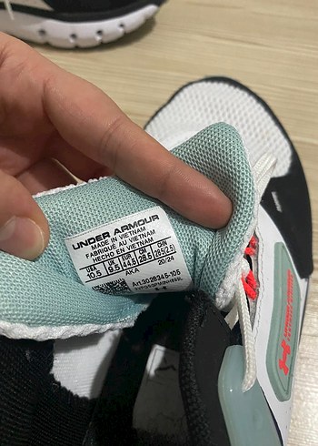 Under Armour Erkek Spor Ayakkabı Beyaz Gri - Görsel 3