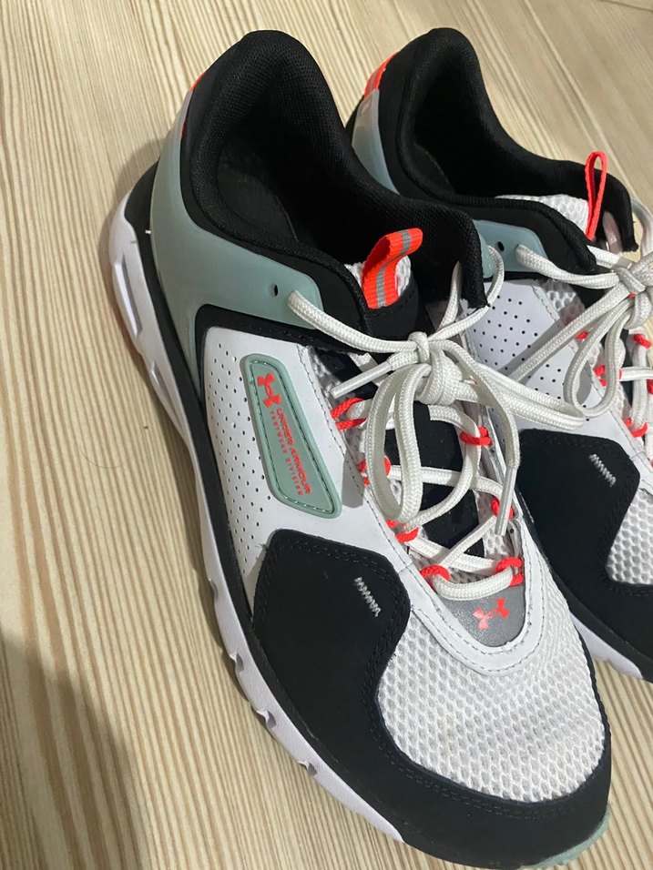 Under Armour Erkek Spor Ayakkabı Beyaz Gri - Görsel 2