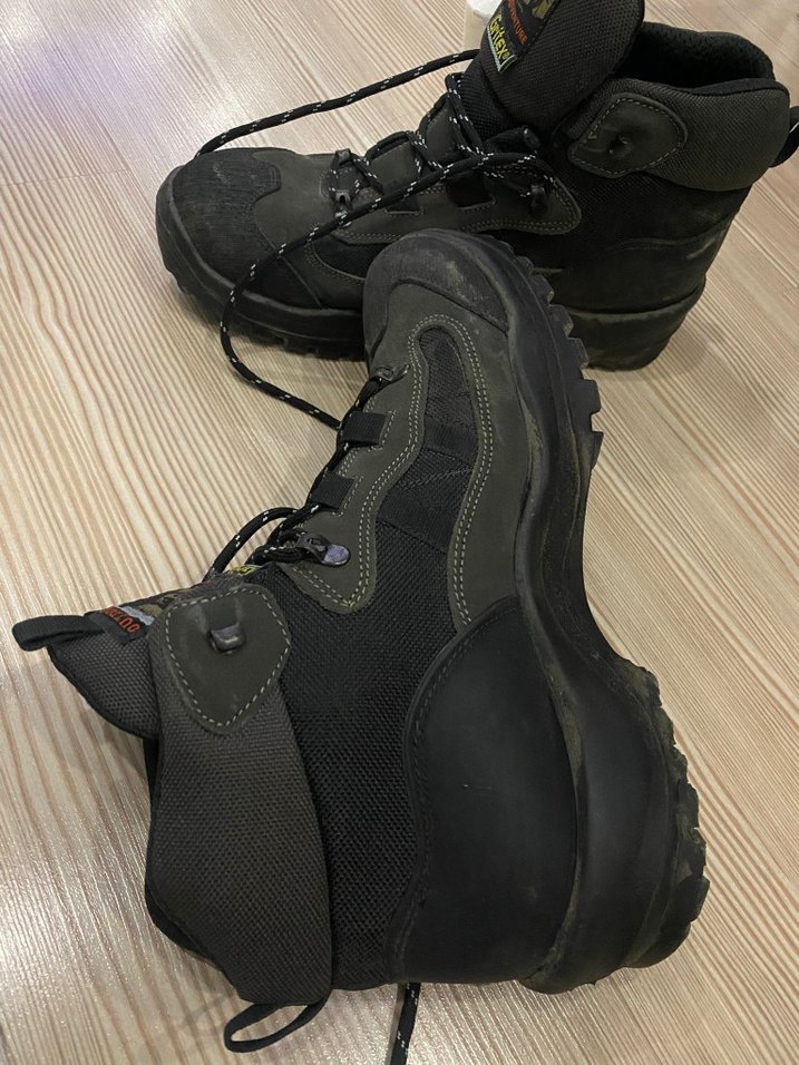 Siyah Bağcıklı Erkek Kauçuk Bot - Görsel 4