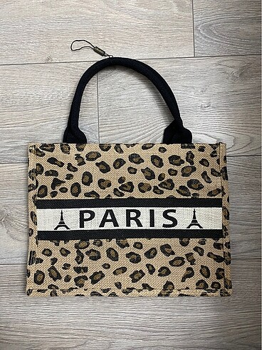 Leopar tote çanta