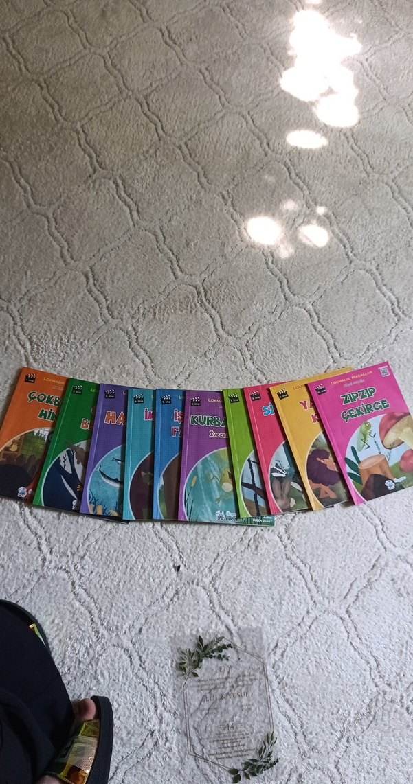 lokmalık masallar Çocuklar için 10 renkli kitap seti - Görsel 2