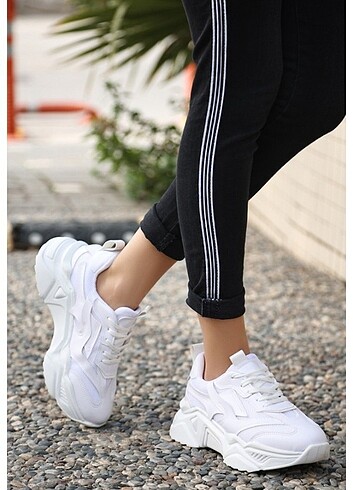 37 Beden beyaz Renk Beyaz Spor ayakkabı 