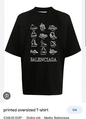 Balenciaga Beyaz T-shirt