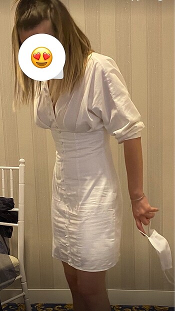 Trendyol & Milla Beyaz mini elbise