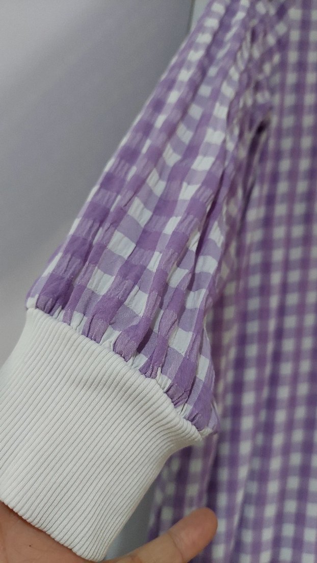 ekoseli elbise - Görsel 2