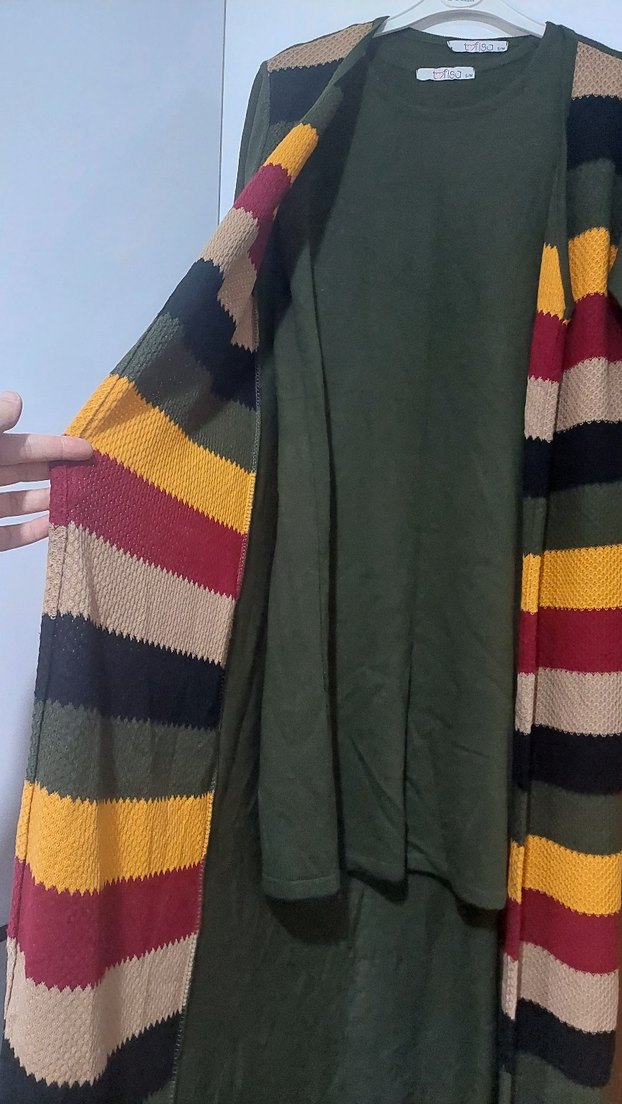 2li triko hırka takım - Görsel 3