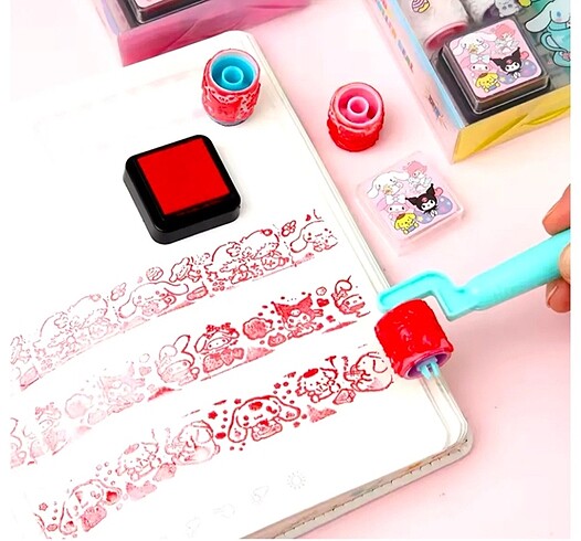  Beden Renk Hellokitty damga mühür seti