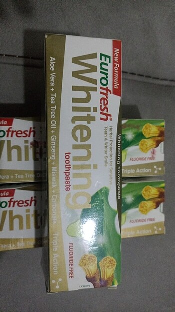 Beden 3 adet Farmasi 112 gr aloe veralı ginsengli karbonatlı misvaklı