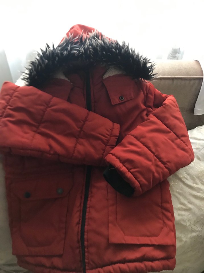 Düğmeli kiremit Erkek Çocuk Mont - Görsel 2