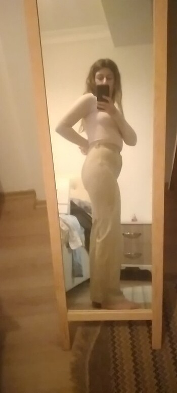 xs Beden ten rengi Renk Pull and bear Kumaş pantolon