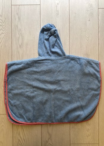 Kapüşonlu Erkek Çocuk Havlu Panço - Görsel 2