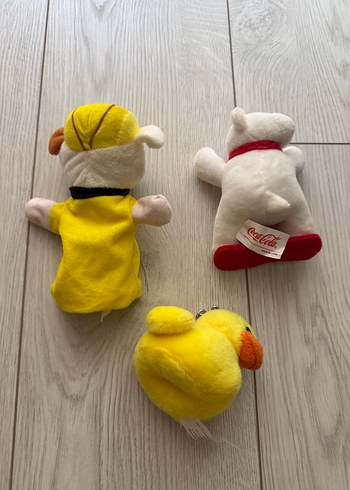 Beden Renkli Peluş Oyuncak 3 adet