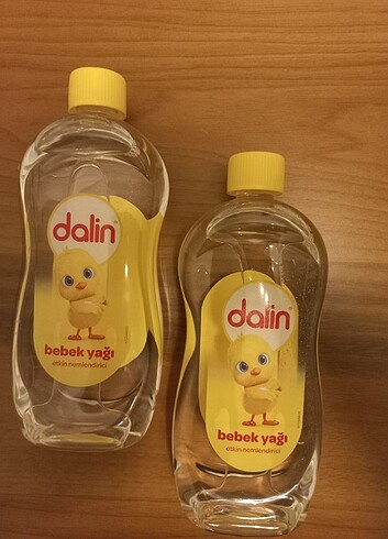 2x Dalin Bebek Yağı, 1x Johnson's Bedtime Yağı