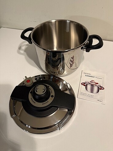 Beden gri Renk Bernardo Cookfest premium düdüklü 6l