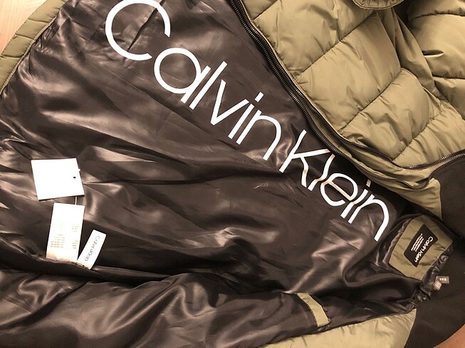 m Beden haki Renk Calvin Klein Mont
