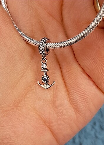 Beden mavi Renk Pandora tarzı Charm