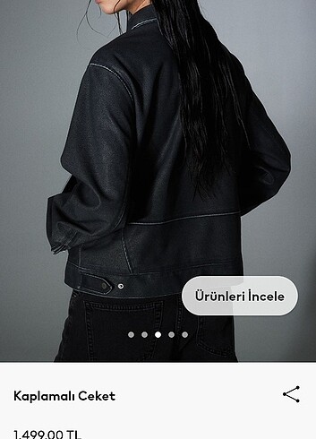 s Beden H&m deri ceket 