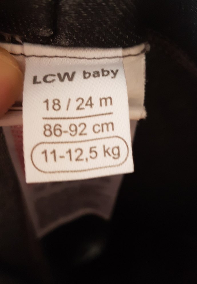 Kız Çocuk Siyah Denim Pantolon - Görsel 3