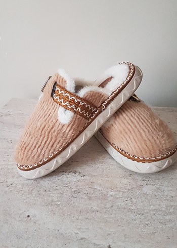 Taba Nakışlı Kadın Bohem Rahat Terlik - Görsel 3