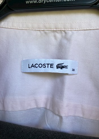 m Beden Orjinal Lacoste pudra rengi gömlek