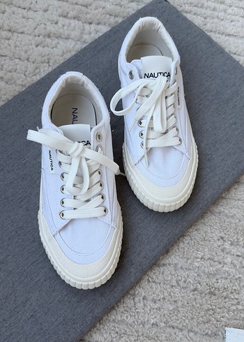Nautica Beyaz Dusuk Bilekli Sneaker