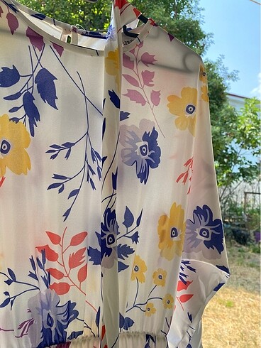 38 Beden çeşitli Renk Elbise yazlık