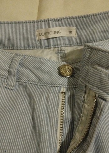 Gri Normal Boy Kadın Denim Pantolon - Görsel 2