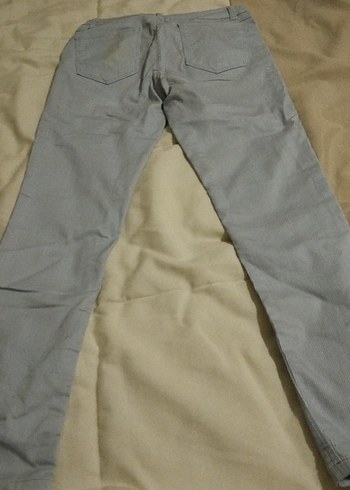 Gri Normal Boy Kadın Denim Pantolon - Görsel 3