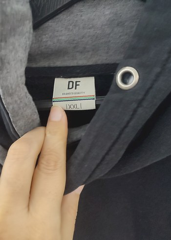 Diğer Siyah Yüksek Yakalı Erkek Polar Sweatshirt