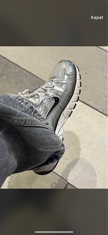 39 Beden gri Renk NIKE P-6000 SNEAKER 
