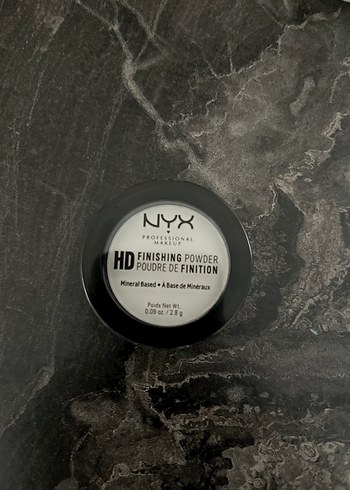 NYX HD Bitirici Pudra - Siyah