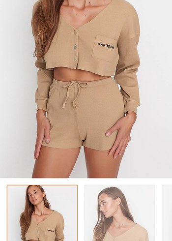 Bej Kadın pijama Trendyolmilla