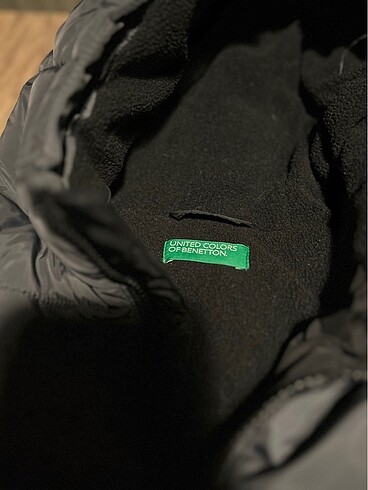 s/m Beden siyah Renk Benetton mont