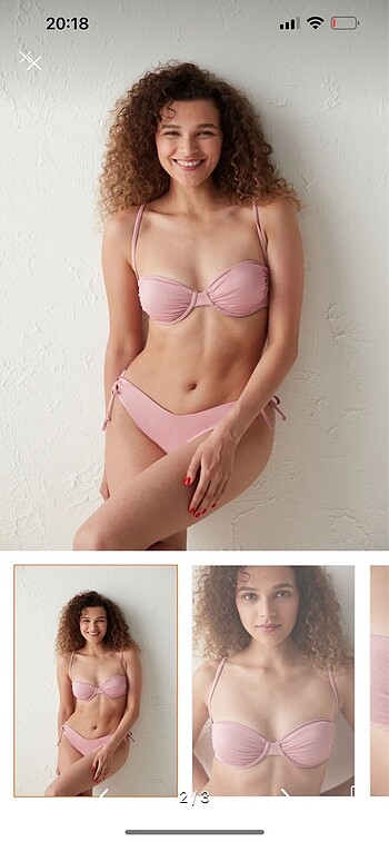xs Beden Penti bikini üstü