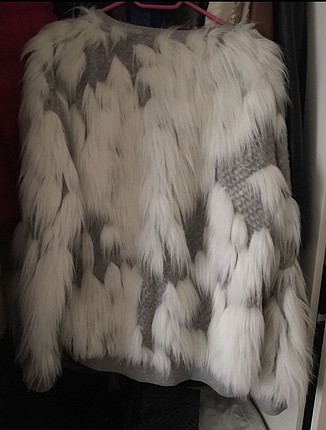 Zara Zara tüylü kürk ceket