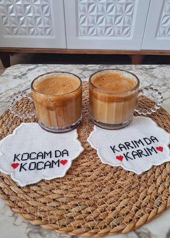 El İşi İşlemeli sunum peçetesi