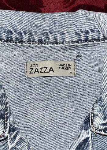 Trendyol & Milla Düğmeli Kısa Kollu Mavi Denim Ceket