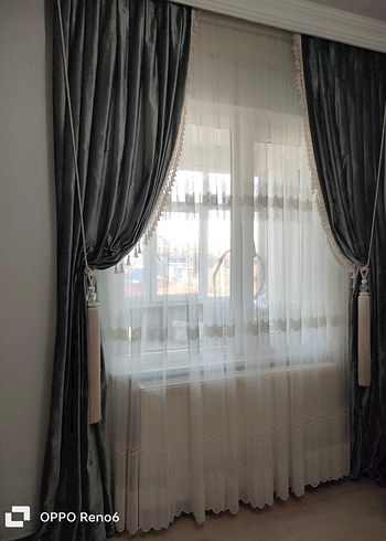 Kadife Düz Fon Perde - Görsel 2