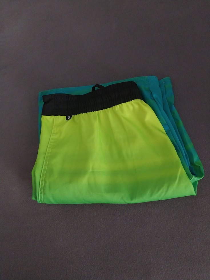 Renkli Bağcıklı Erkek deniz Şortu - Görsel 3