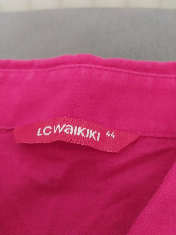 Pembe Kısa Kollu gömlek - Görsel 2