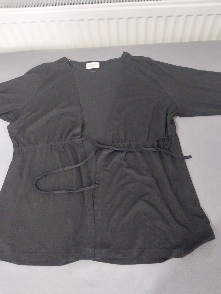 Siyah Kadın Hırka - Görsel 2