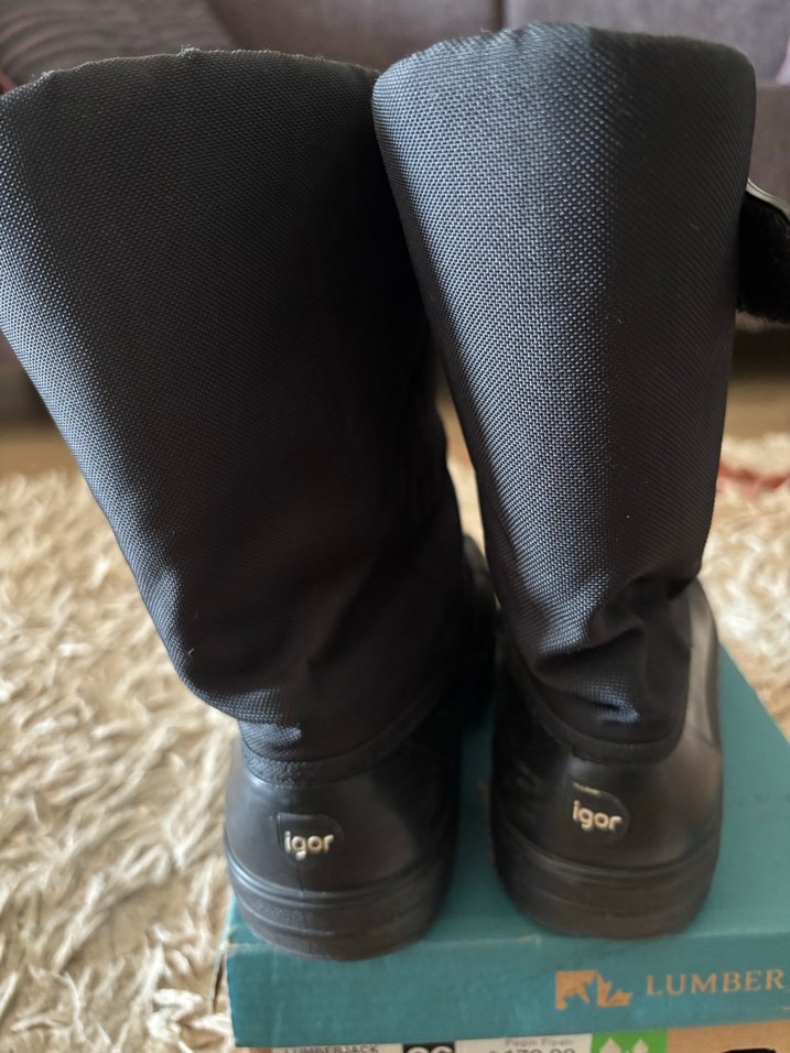 Kemer Detaylı Siyah Erkek Çizme - Görsel 4